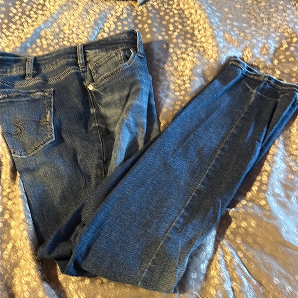 Silver Jeans Blue Straight Leg Denim